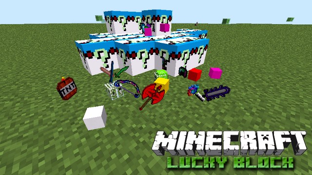 Minecraft with mods - Build a Lucky Block Zombie, Fortunia, Galaxy ...