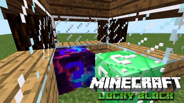 Minecraft with mods - Build a Lucky Block Zombie, Fortunia, Galaxy ...
