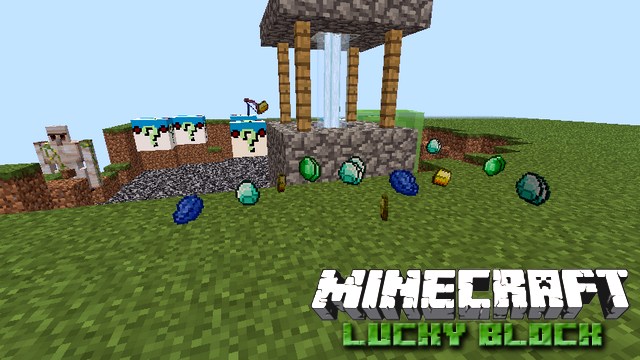 Minecraft with mods - Build a Lucky Block Zombie, Fortunia, Galaxy ...