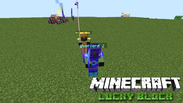 Minecraft with mods - Build a Lucky Block Zombie, Fortunia, Galaxy ...