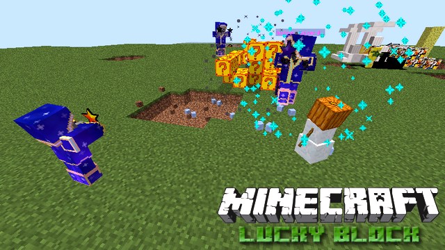 Minecraft with mods - Build a Lucky Block Zombie, Fortunia, Galaxy ...