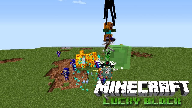 Minecraft with mods - Build a Lucky Block Zombie, Fortunia, Galaxy ...