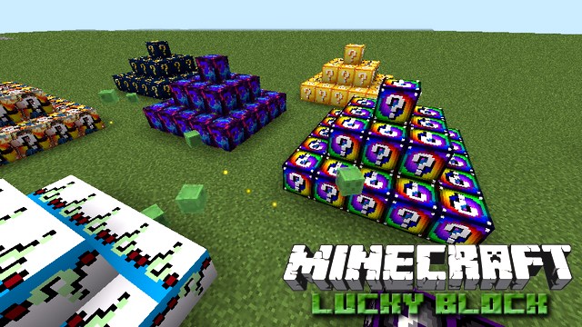 Minecraft with mods - Build a Lucky Block Zombie, Fortunia, Galaxy ...