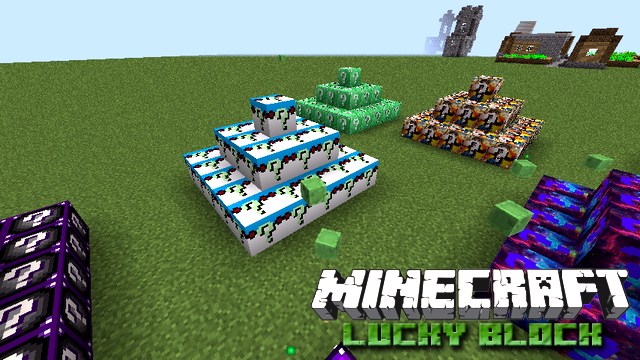 Minecraft with mods - Build a Lucky Block Zombie, Fortunia, Galaxy ...