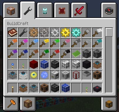 Download Minecraft with mods for weapons and Build Craft
