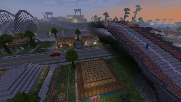 Minecraft assembly with weapon mods and cars - Free Download