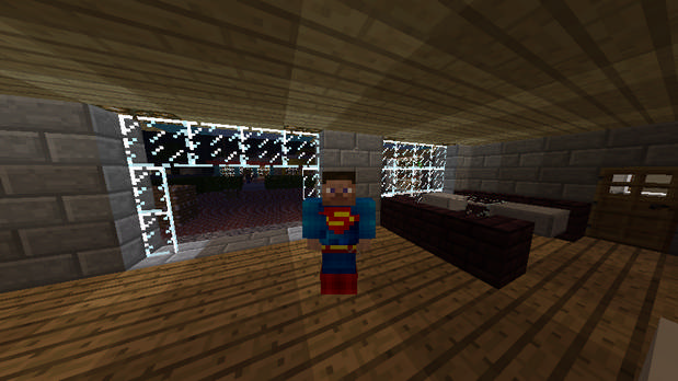 Download launcher minecraft with a mod for super heroes