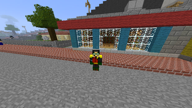 Download launcher minecraft with a mod for super heroes
