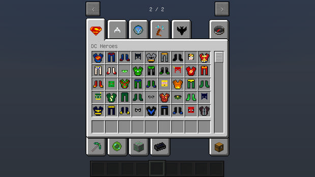 Download launcher minecraft with a mod for super heroes