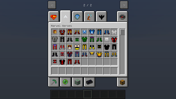 Download launcher minecraft with a mod for super heroes