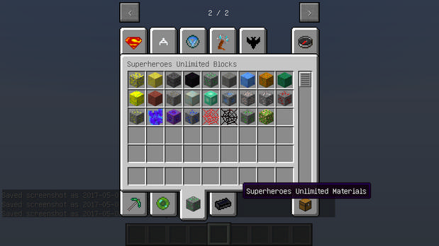 Download launcher minecraft with a mod for super heroes