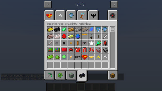 Download launcher minecraft with a mod for super heroes