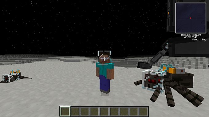 Free download Minecraft 1.6.4 assembly with Galacticraft mod