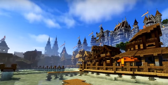 Minecraft with shaders mods - RealistiCraft
