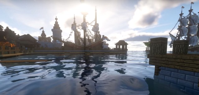 Minecraft with shaders mods - RealistiCraft