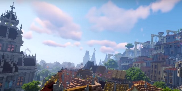 Minecraft with shaders mods - RealistiCraft