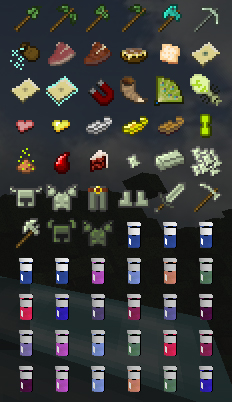 Minecraft 1.6.4 client with mods Duskwood and Taumcraft