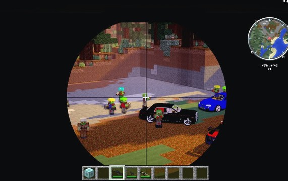 Minecraft mod launcher - Build Halloween on weapons and cars