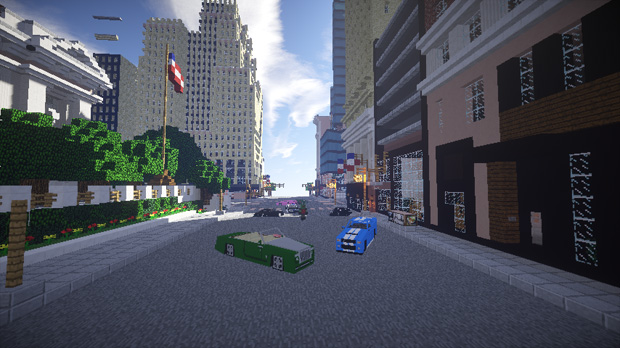 Download Minecraft Zombie Apocalypse with weapons and cars