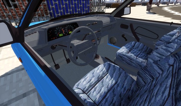 Minecraft build with mods Russian Car