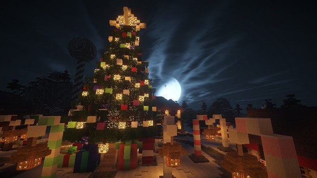 Download New Year's Minecraft with mods :: Weapons :: Machines :: Shaders