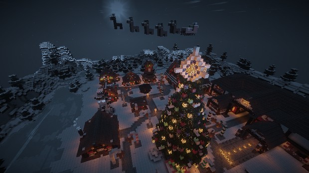 Download New Year's Minecraft with mods :: Weapons :: Machines :: Shaders