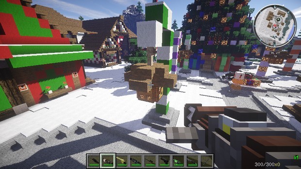 Download New Year's Minecraft with mods :: Weapons :: Machines :: Shaders