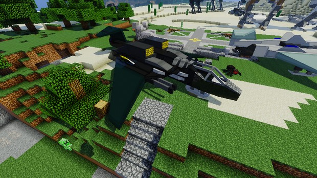 Download Minecraft with mods :: Robots :: Weapons :: Tanks 