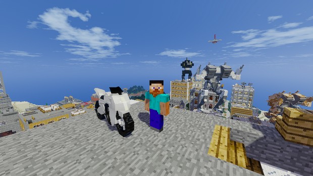 Download Minecraft with mods :: Robots :: Weapons :: Tanks 