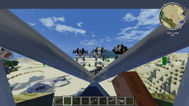 Download Minecraft with mods :: Robots :: Weapons :: Tanks 