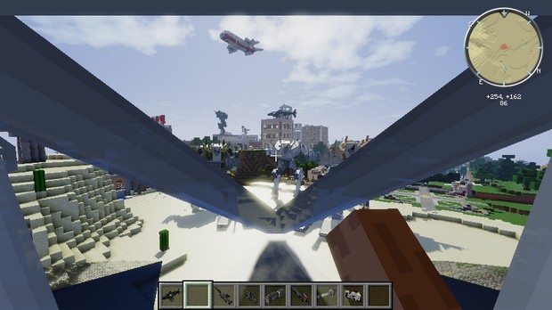 Download Minecraft with mods :: Robots :: Weapons :: Tanks 