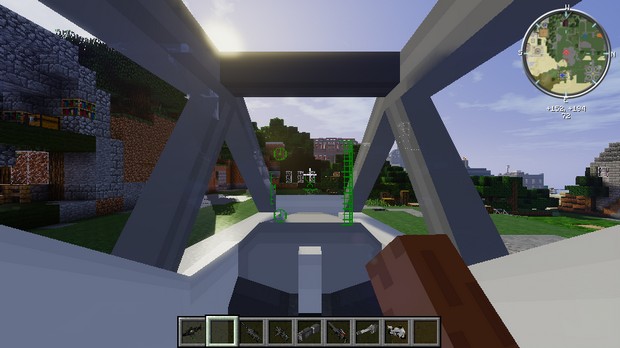 Download Minecraft with mods :: Robots :: Weapons :: Tanks 