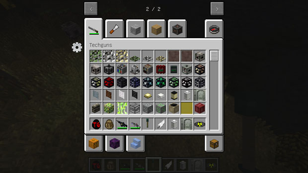 Download Minecraft 1.7.10 with Techguns mods for weapons