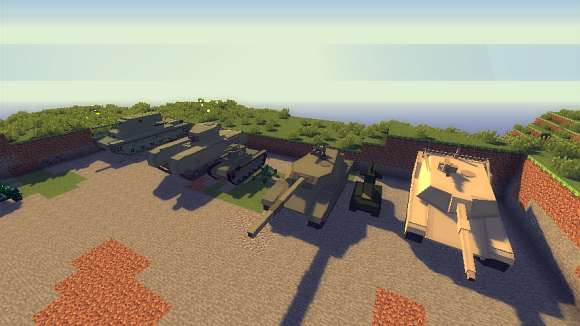 Free download Minecraft 1.7.10 with military mods