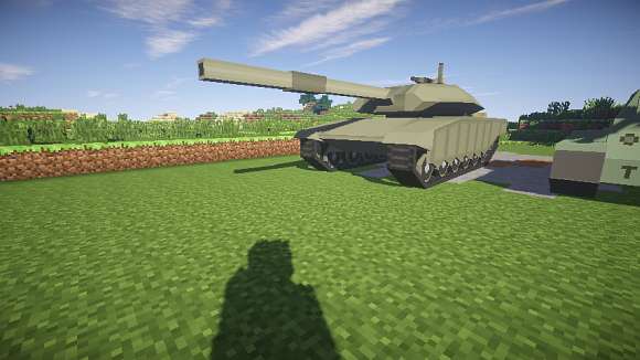 Download Minecraft build 1.7.10 with weapons mods and cars