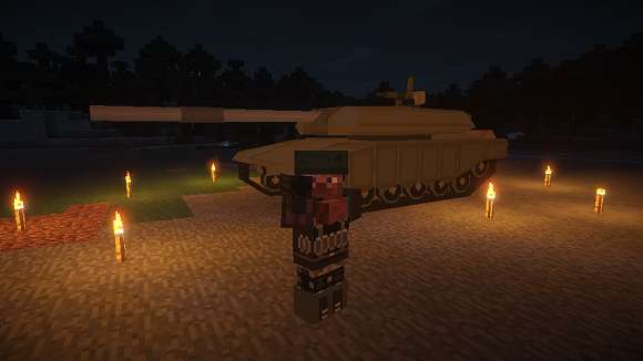 Mods for machine guns, pistols, tanks, planes and helicopters for Minecraft 1.7.10