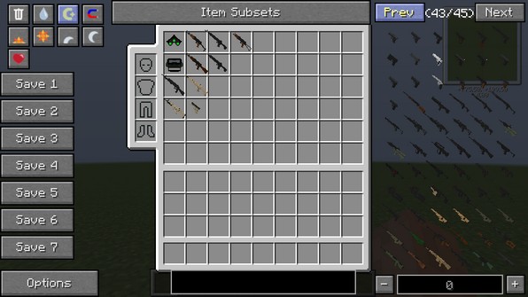 Minecraft with mods for weapons free download (Build mods)