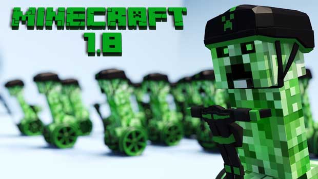 Download Minecraft 1.8 for free and without registration