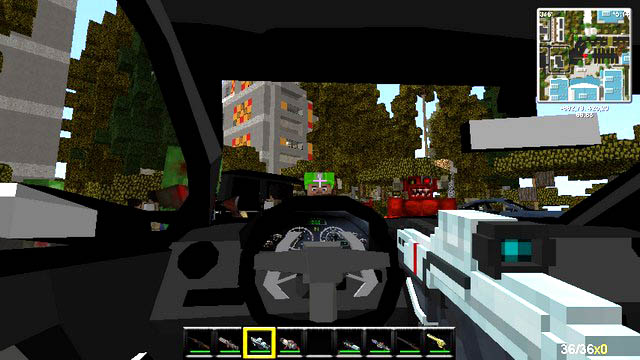 Minecraft with weapons