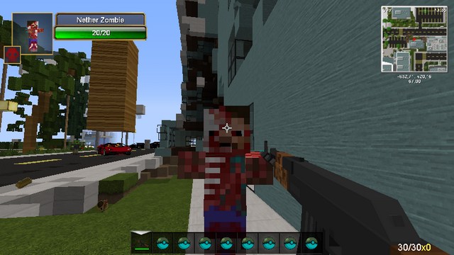 Minecraft with Techguns mod