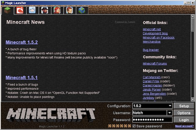 Installing mods in the Minecraft launcher