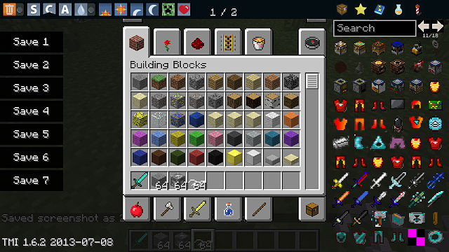 Download mod for swords / Minecraft client 1.6.2 with 31 mods