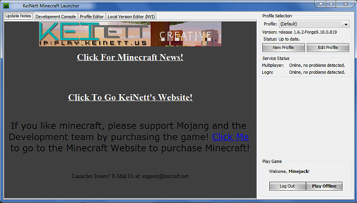 Working version Minecraft 1.6.2 / Free Download