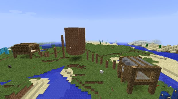 Parkour passing map for Minecraft 1.12.x | 1.5.2