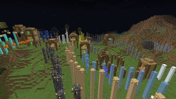 Parkour passing map for Minecraft 1.12.x | 1.5.2