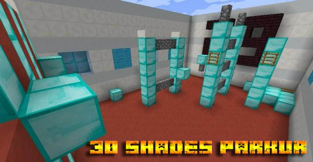 Parkour map for Minecraft 1.12.2 / 30 Shades Of Parkour