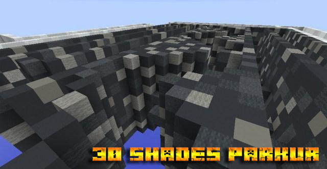 Parkour map for Minecraft 1.12.2 / 30 Shades Of Parkour
