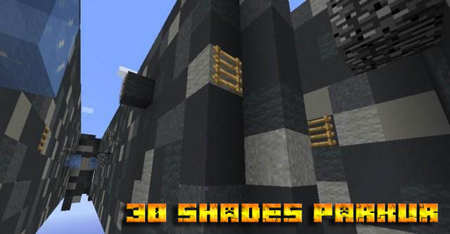 Parkour map for Minecraft 1.12.2 / 30 Shades Of Parkour