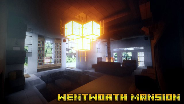 Map Wentworth Mansion for Minecraft 1.12.2, 1.8
