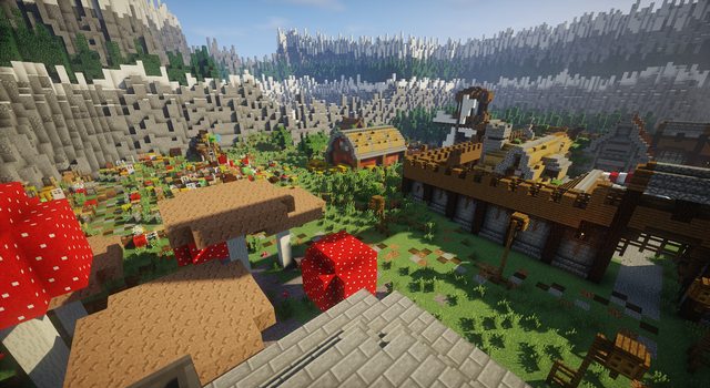 Download the map of Glarthford for passing for Minecraft 1.12.2